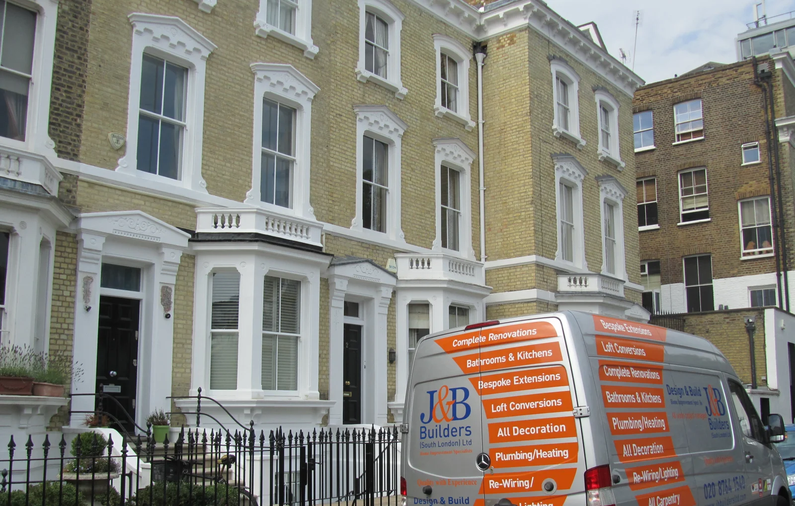 Decorated interior from the J&B Builders website